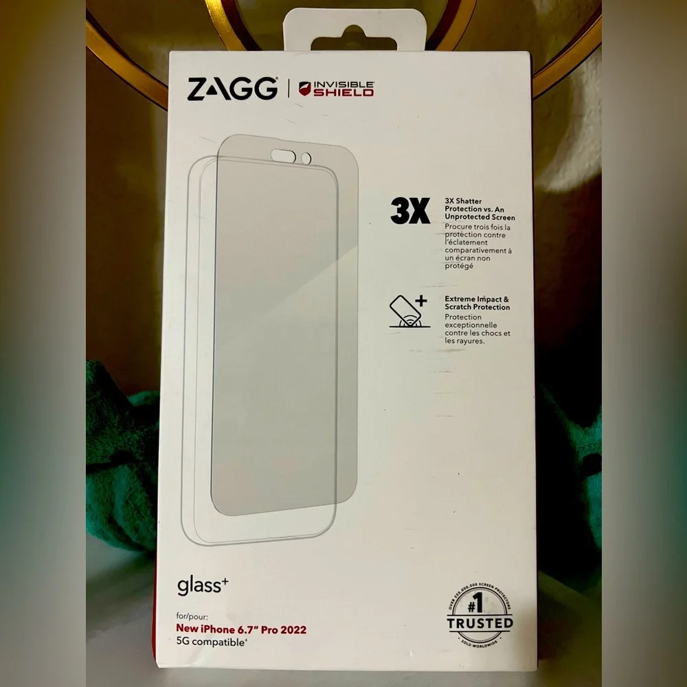 NWT Zagg Invisible Shield Screen Protector- New iPhone 6.7” Pro 2022
